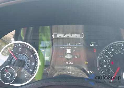 2025 Ram 1500 Big Horn 4X2 5'7 Box из США, поврежденный, VIN 1C6RREFP4SN655886